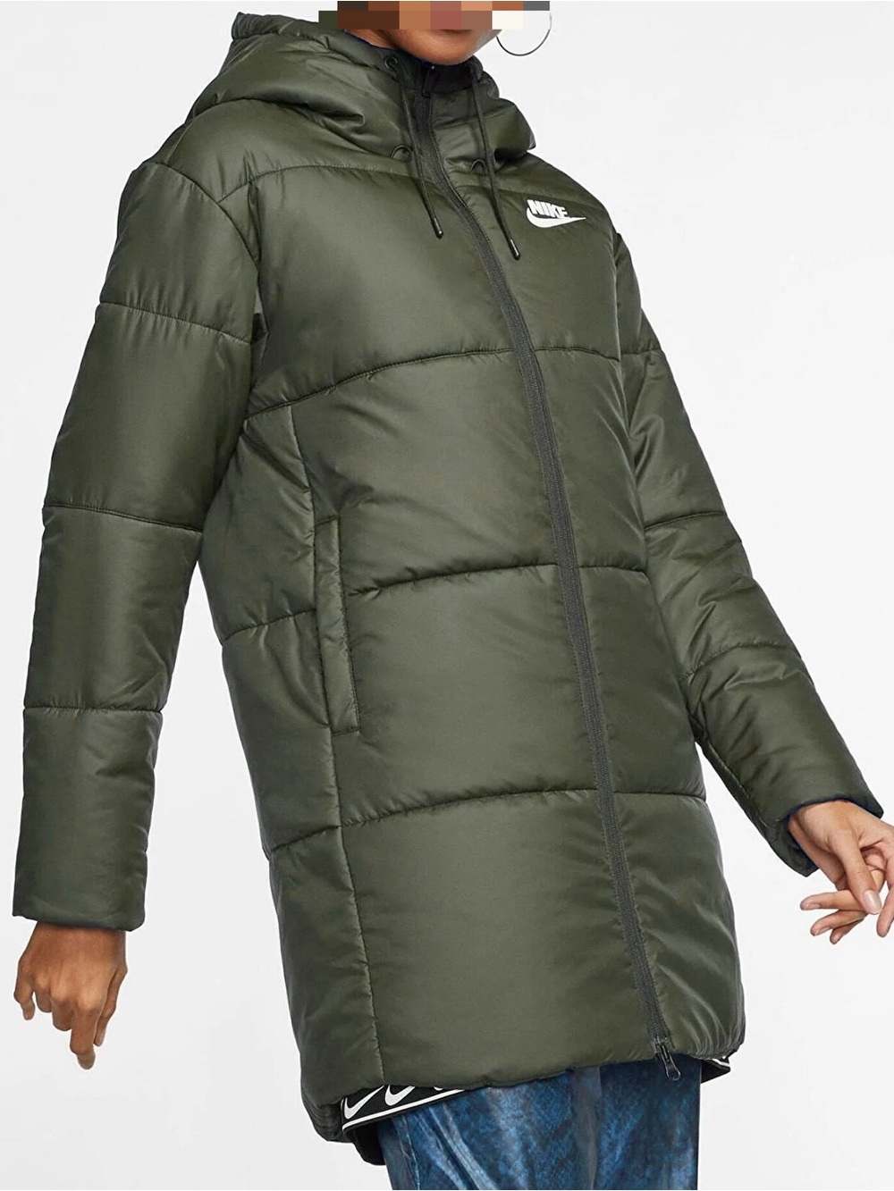 Nike Sportswear Synthetic-fill Women's Parka Jacket CV8670-222 Medium Olive “L”